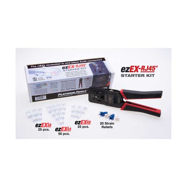 Platinum Tools 90188 ezEX RJ45 Starter Kit