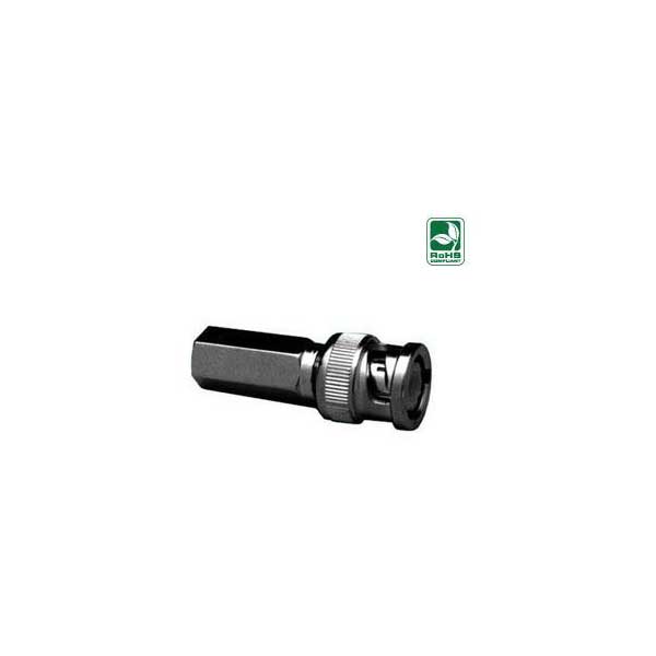 BNC Male Twist-On Connector - RG-59TFE, 62 TFE