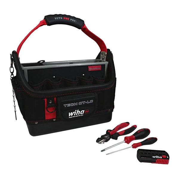 Wiha Wiha 91239 11-Piece RedStripe Jumbo Tech OT-LC Tote Tool Kit Default Title
