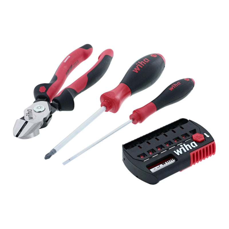 Wiha 91239 9-Piece RedStripe Jumbo Tech OT-LC Tote Tool Kit
