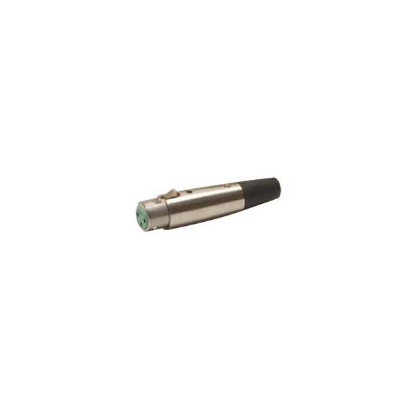 3 Pin XLR Female Cord Plug w/ Standard Latchlock
