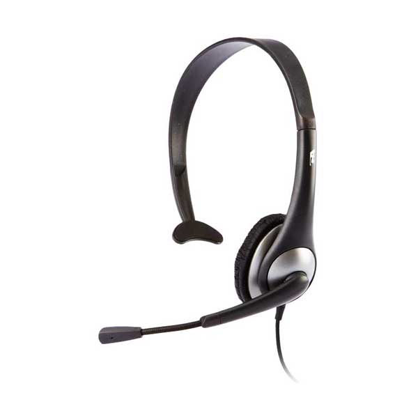 Cyber Acoustics Cyber Acoustics AC-104 Universal Mono Headset with Boom Mic and Single Plug with Y-Adapter Default Title
