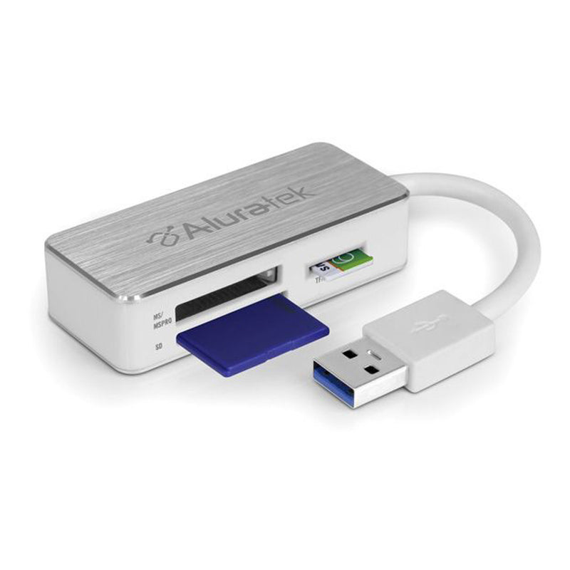 Aluratek AUCR300F SDXC / SDHC / MicroSD / MS USB 3.0 Multi-Media Card Reader