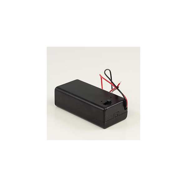 Philmore BH913 Single 9 Volt Plastic Battery Holder with Cover