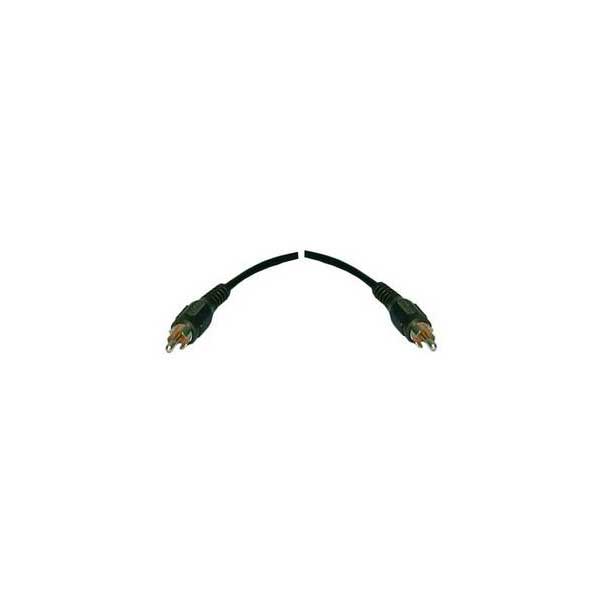 Shielded RCA Male to Male Jumper Cable - 50'