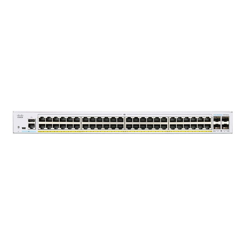 Cisco CBS250-48P-4X-NA 48-Port PoE+ Smart 250 Business Gigabit Ethernet Switch