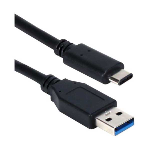 QVS QVS CC2231A-1M 3.28' 1M USB-C to USB-A SuperSpeed 10Gbps 60-Watts Sync & Power Cable Default Title
