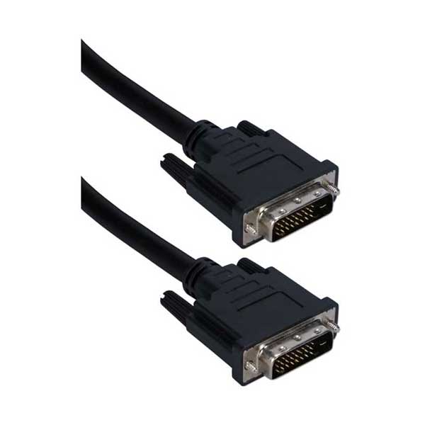 QVS CFDD-D10 10ft Premium DVI Male to Male Digital Flat Panel Cable