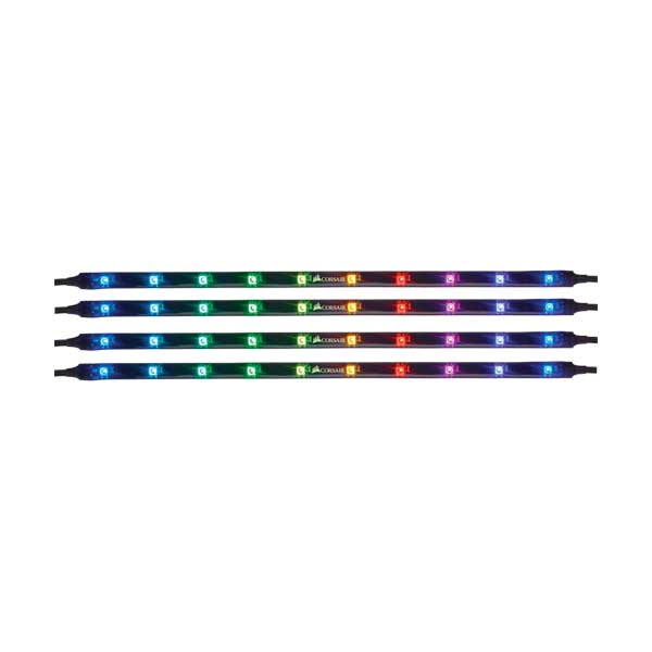 CORSAIR CL-9011109-WW iCUE Lighting Node PRO Dual-Channel RGB Lighting Controller with Four RGB LED Light Strips