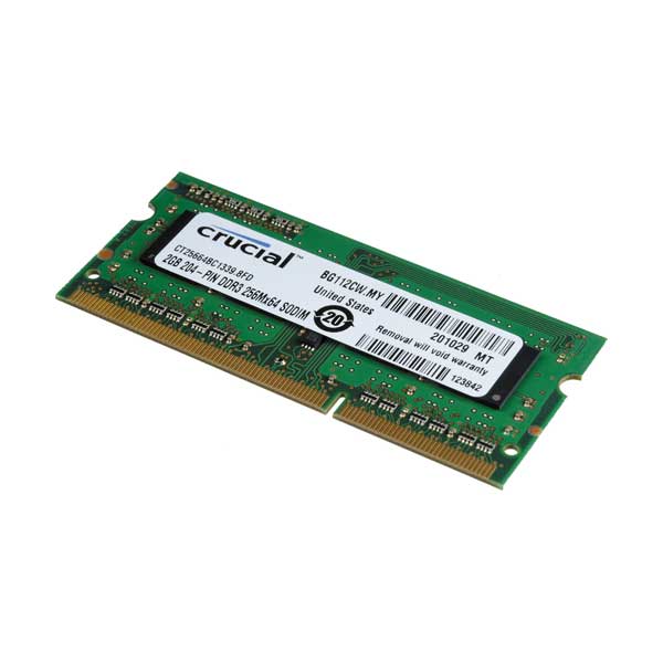 Crucial Crucial CT25664BC1339 2GB DDR3 1333Mhz SO DIMM Default Title
