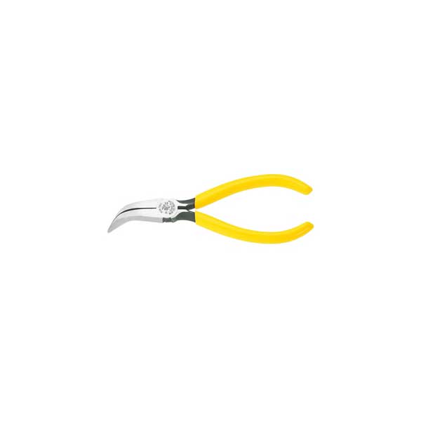 Klein Long-Nose Pliers, Curved, 6-1/4"