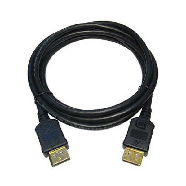 SR Components DP6 6ft 28AWG Male to Male DisplayPort Cable with Gold Plated Connectors