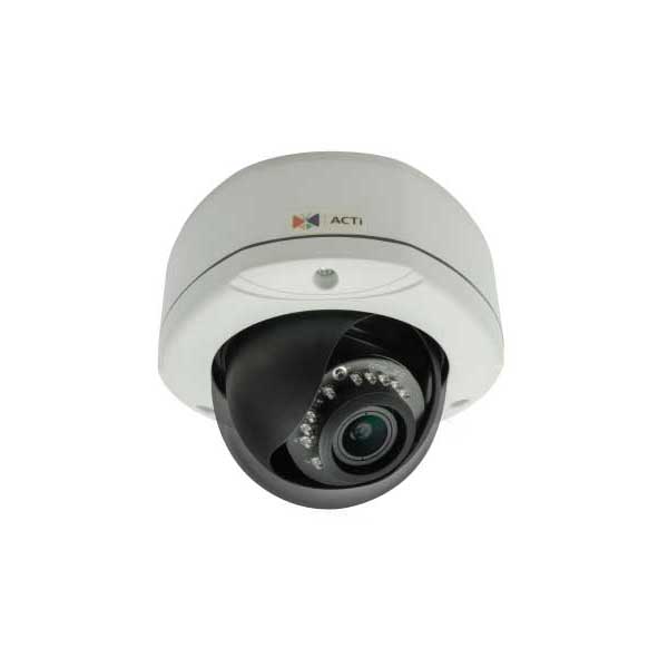 ACTi E86A 3MP Outdoor IP Dome Camera with D/N Adaptive IR Vari-Focal Lens