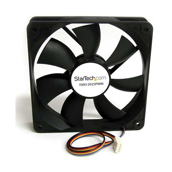 StarTech FAN12025PWM 120x25mm Computer Case Fan with PWM  Pulse Width Modulation Connector