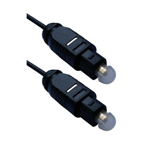 QVS QVS FCT-03 3ft Toslink Digital/SPDIF Optical Ultra Thin Audio Cable Default Title
