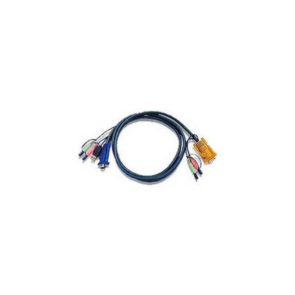 IOGEAR IOGEAR G2L5302U Micro-Lite Bonded All-in-One USB KVM Cable with Audio Default Title
