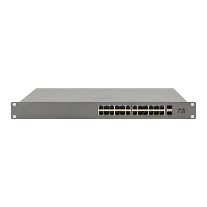 Cisco GS110-24P-HW-US 24-Port PoE Meraki Go Manageable Gigabit Network Switch with 2 SFP Slots