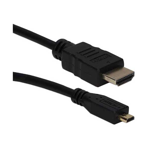QVS QVS HDAD-2M 2-Meter Thin High Speed HDMI Male to Micro-HDMI Male 4K HD Camera Cable Default Title
