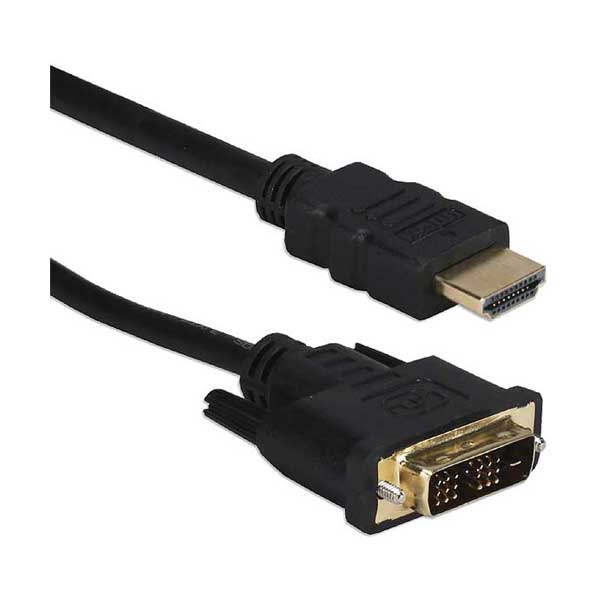 QVS HDVIG-3M 9.8ft 3m Ultra High Performance HDMI Male to DVI Male HDTV/Flat Panel Digital Video Cable