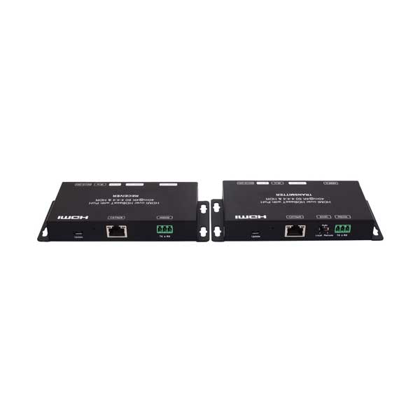 SR Components HHEX20XIR HDBaseT Cat6/5e 4K 60Hz 4:4:4 HDMI Extender with IR and 3 Function EDID