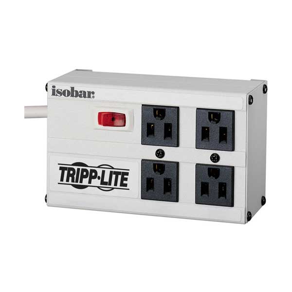 Tripp Lite IBAR4-6D Isobar 4 Outlet 6' CORD (GOLD SEAL)
