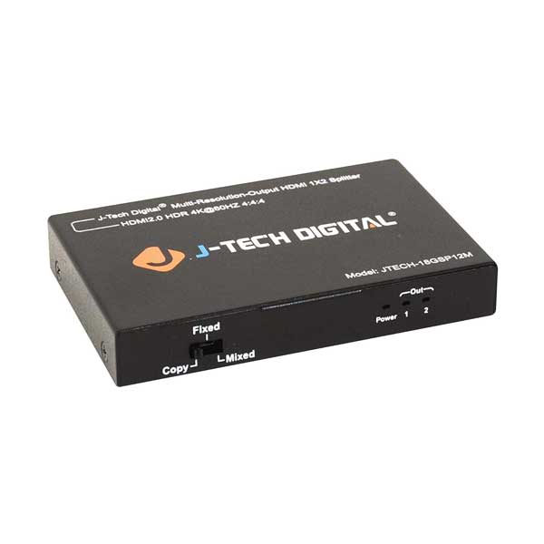 J-Tech Digital J-Tech JTECH-18GSP12M Digital Scaler/Multi-Resolution Output HDMI 2.0 Splitter Default Title
