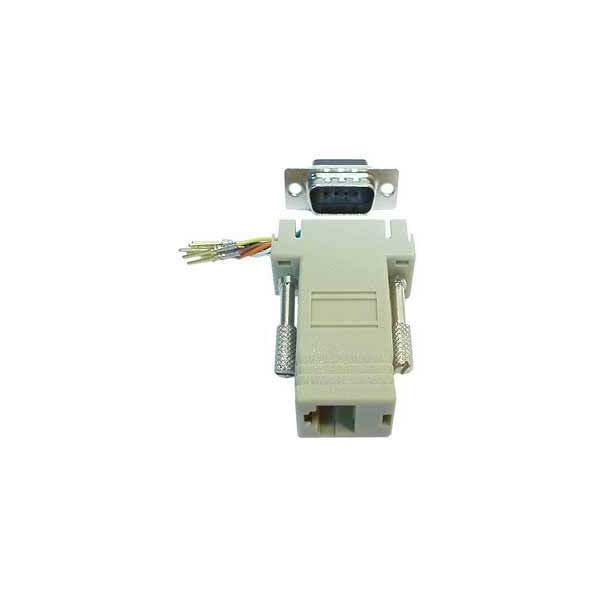 QVS Modular Adapter Kit w/ Thumb Screws - DB9 Male / RJ-45 (8P8C) Default Title
