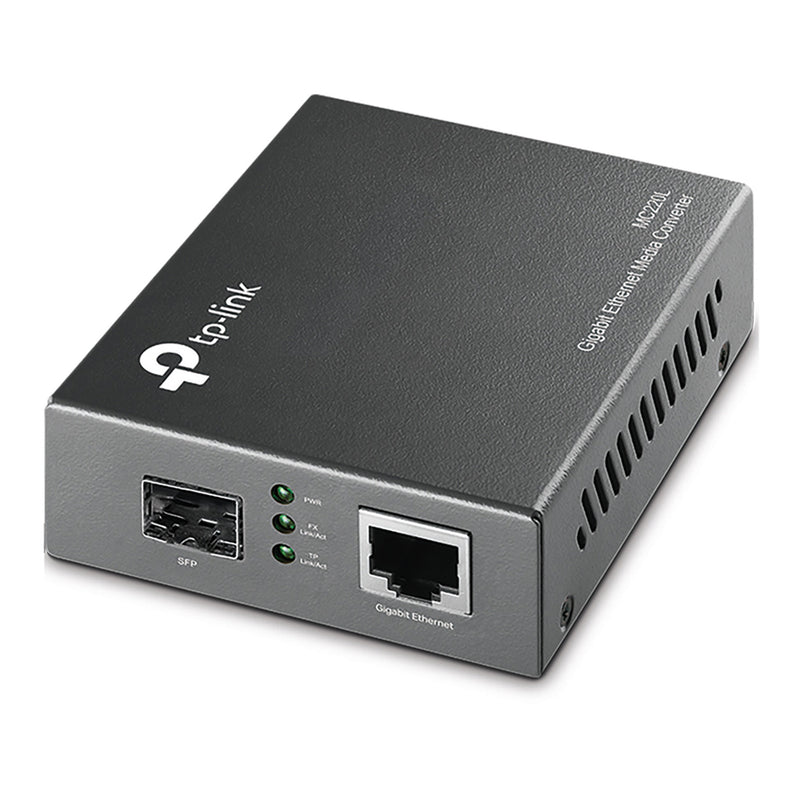 TP-Link MC220L RJ45 to SFP MiniGBIC Gigabit Ethernet Media Converter