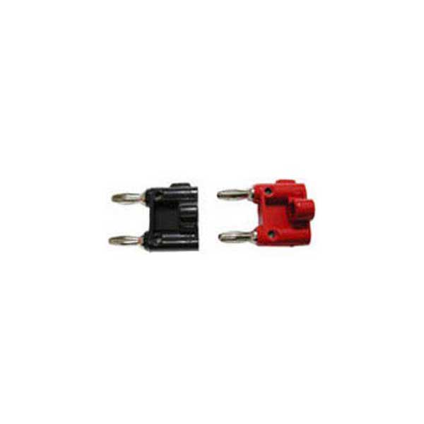 Fluke Stackable Red Double Banana Plug with Cable Guide Default Title
