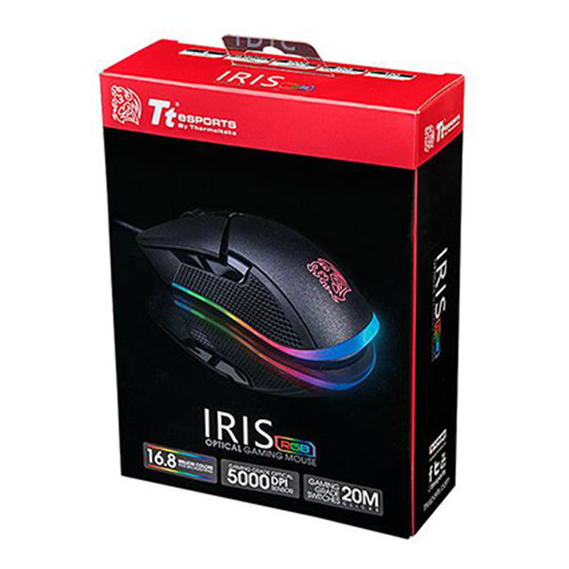 Thermaltake Tt eSPORTS MO-IRS-WDOHBK-04 IRIS Optical RGB Gaming Mouse