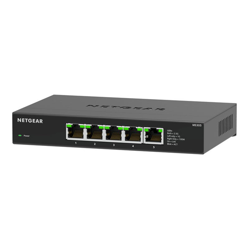 NETGEAR MS305-100NAS 5-Port Multi-Gigabit (2.5G) Ethernet Unmanaged Switch