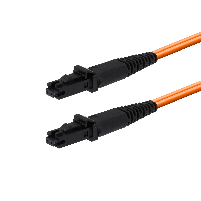 MTRJ to MTRJ 3M, Multimode Fiber Optic Patch Cable, Duplex, OM1, PVC, Orange