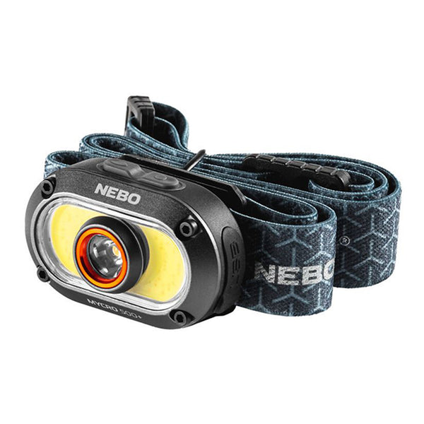 NEBO NEBO NEB-HLP-1005 MYCRO 500+ Rechargeable Headlamp and Cap Light with 500 Lumen Turbo Mode Default Title
