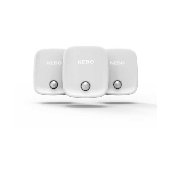 NEBO NEB-WLT-0026 Motion Sensor Ambient Night Light 3-Pack