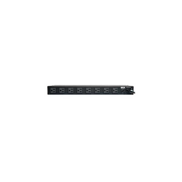 Tripp Lite 16 Port Gigabit Ethernet Switch w/ 8 Outlet PDU - Switch - unmanaged - 16 x 10/100/10