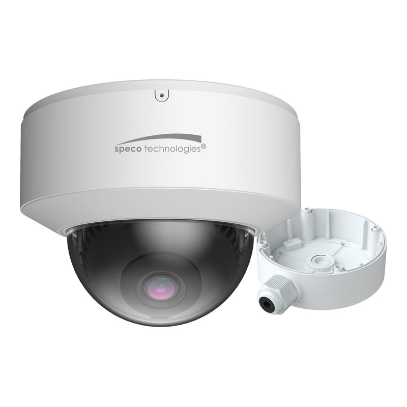 Speco Technologies O4D6N 4MP 2.8mm H.265 Outdoor Network Dome Camera with Advanced Analytics