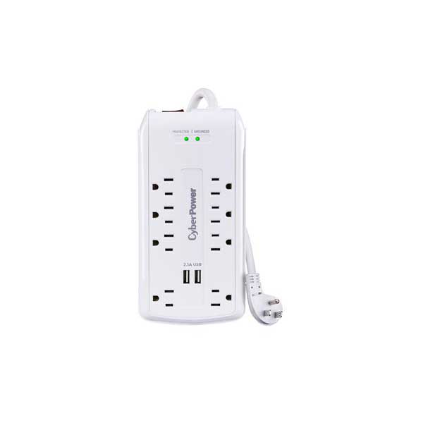 CyberPower CyberPower P806U 8-Outlet USB Surge Protector Default Title
