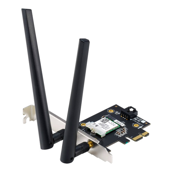 ASUS ASUS PCE-AX1800 802.11ax PCIe Dual-Band Wi-Fi 6 Adapter with Bluetooth 5.2 Default Title
