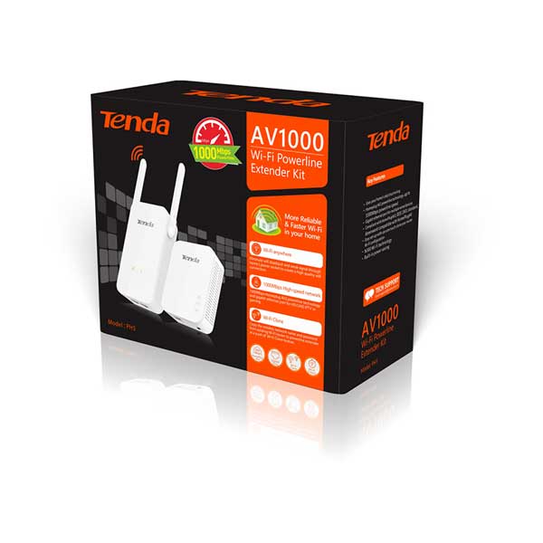Tenda PH5 AV1000 Wi-Fi Powerline Extender Kit