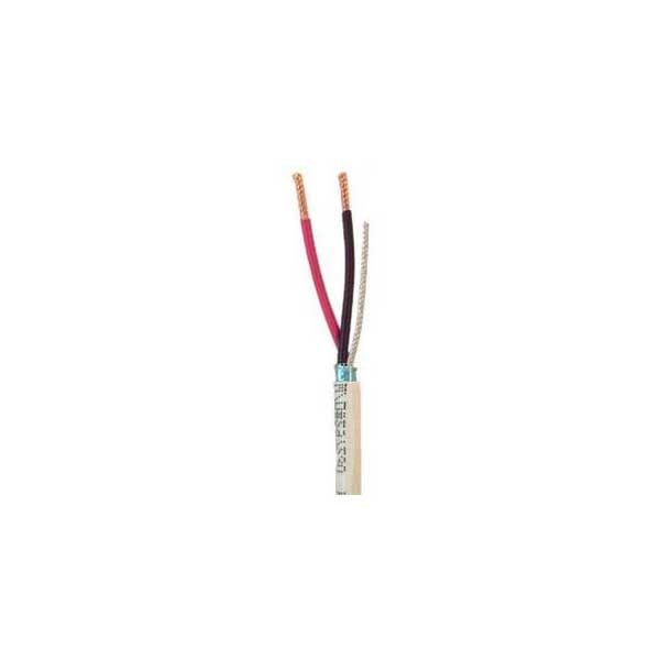 Tappan Wire & Cable Tappan PLS-182-1K 18AWG, 2 Conductor, Plenum, Shielded Sound & Security Cable, Sold by the foot Default Title
