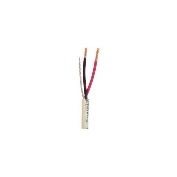 Tappan Wire & Cable Tappan PLU-182 18AWG, 2 Conductor, Plenum Sound & Security Cable, Sold by the foot Default Title
