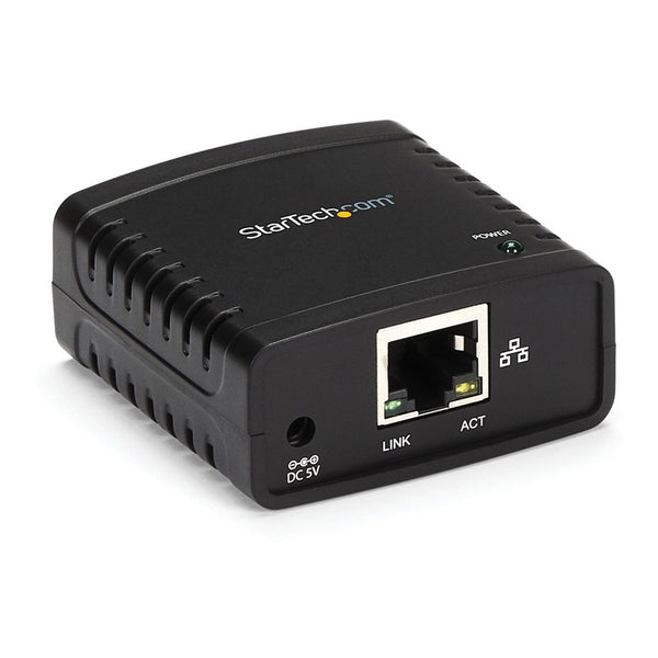 StarTech StarTech PM1115U2 10/100Mbps Ethernet to USB 2.0 Network LPR Print Server Default Title
