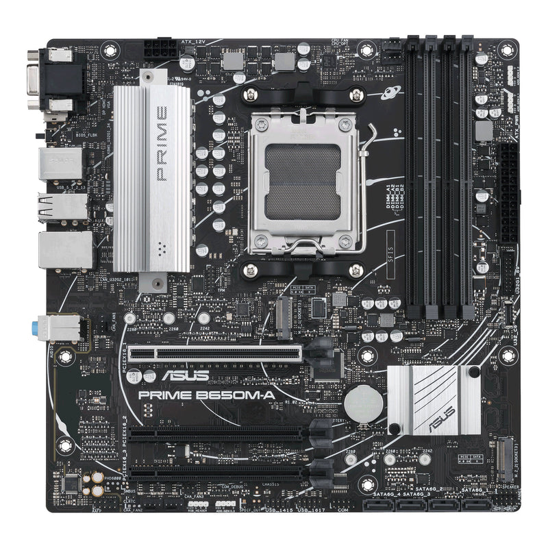 ASUS PRIME B650M-A-CSM AMD Ryzen AM5 DDR5 Micro ATX Desktop Motherboard
