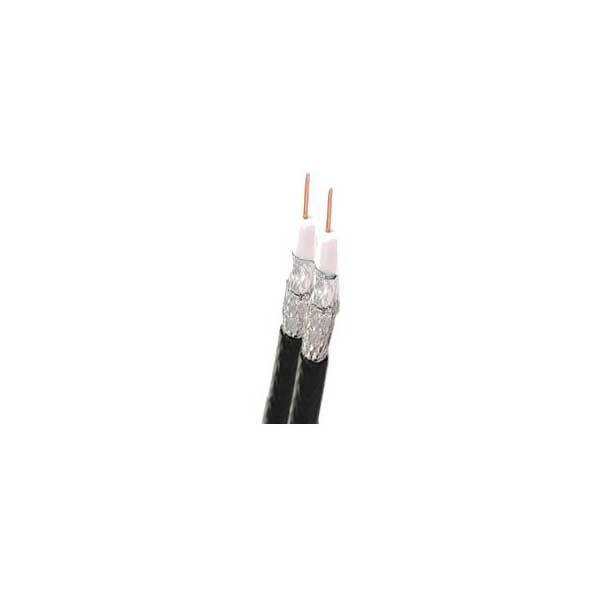 Dual RG6/U Low Loss Coaxial Cable