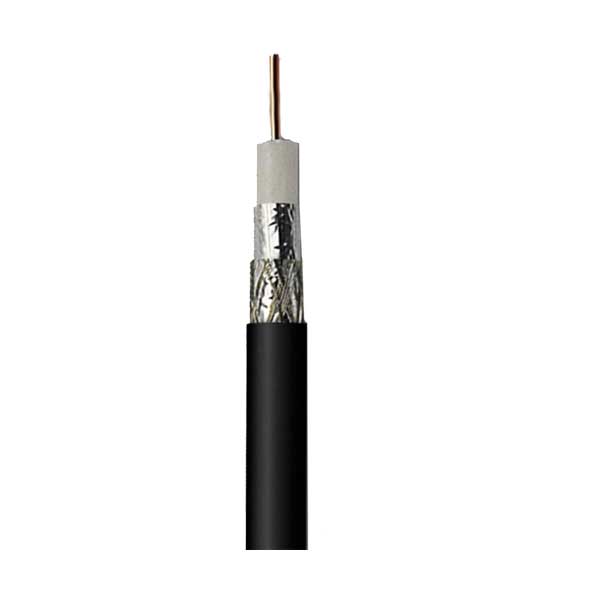 Wavenet RG6URBK-1K 1000ft RG-6/U 60% Dual-Shield Bare Copper Riser 75Ω CMR-Rated Coaxial Cable