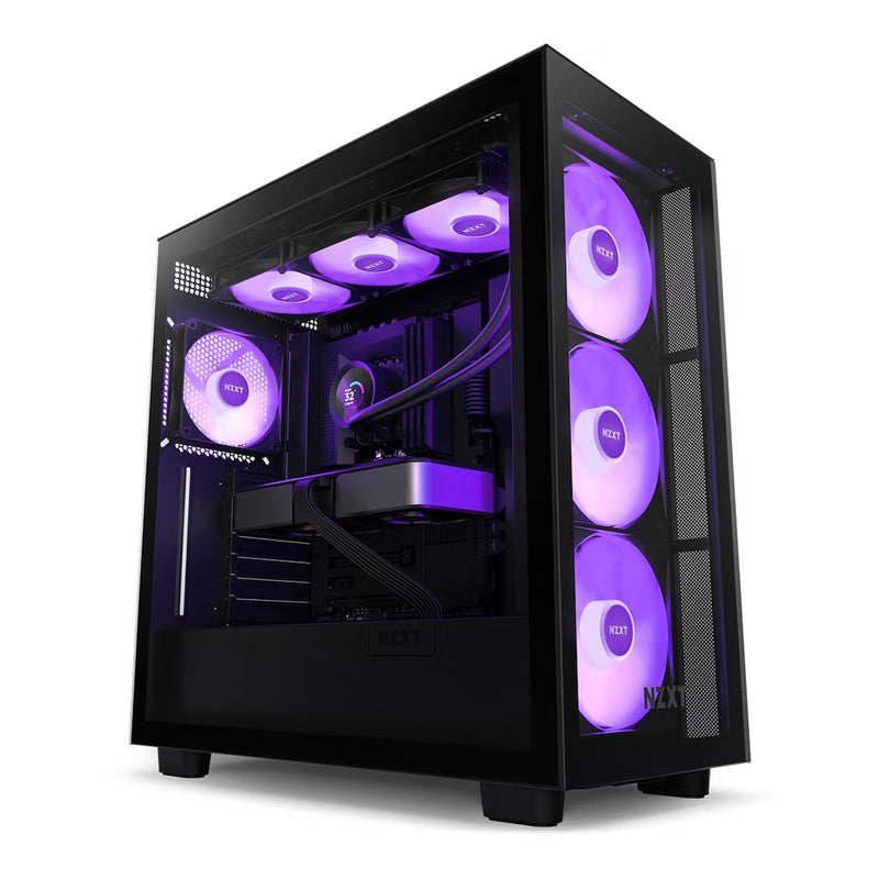 NZXT RL-KR360-B1 Kraken 360 RGB 360mm AIO Liquid Cooler with 1.54" LCD Display and RGB Fans