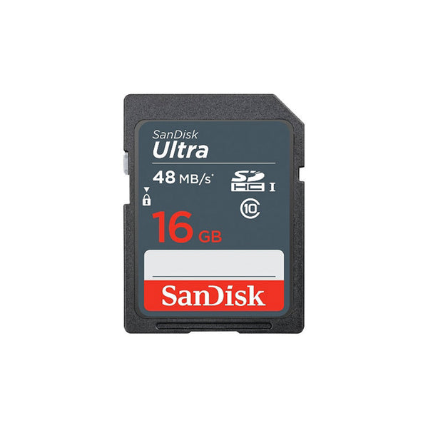 SanDisk SanDisk SDSDUNB-016G-GN3IN 16GB Class 10/UHS SDHC Ultra Flash Memory Card Default Title
