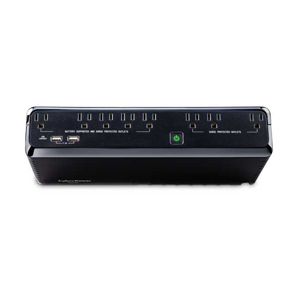 CyberPower SL750U 750VA Battery Backup UPS System with 8 Outlets and Dual USB Charging Ports
