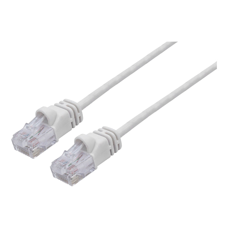 SR Components C6ATHWH3 3ft 30AWG White Cat6A Thin Network Patch Cable