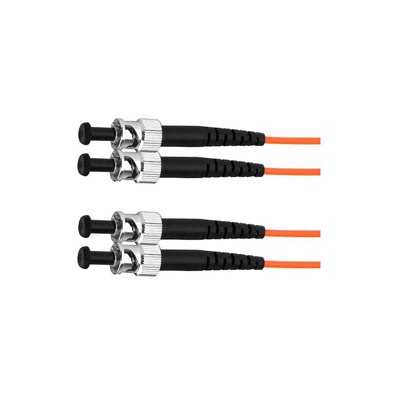 SR Components ST-ST2M 2M 62.5 Micron Multi-Mode Duplex Fiber Optic Patch Cable